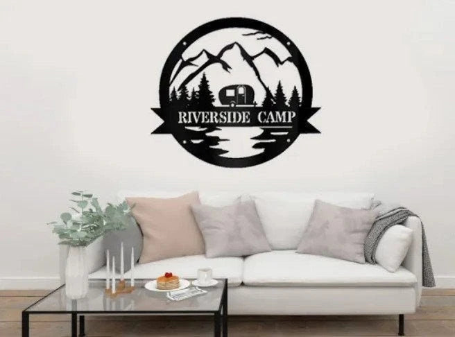 Custom Camping Metal Signs, Camping Sign Personalized, Camper Gift, Campfire Sign, Metal Camping Sign, Camping Gifts Ideas Laser Cut Metal Signs Custom Gift Ideas