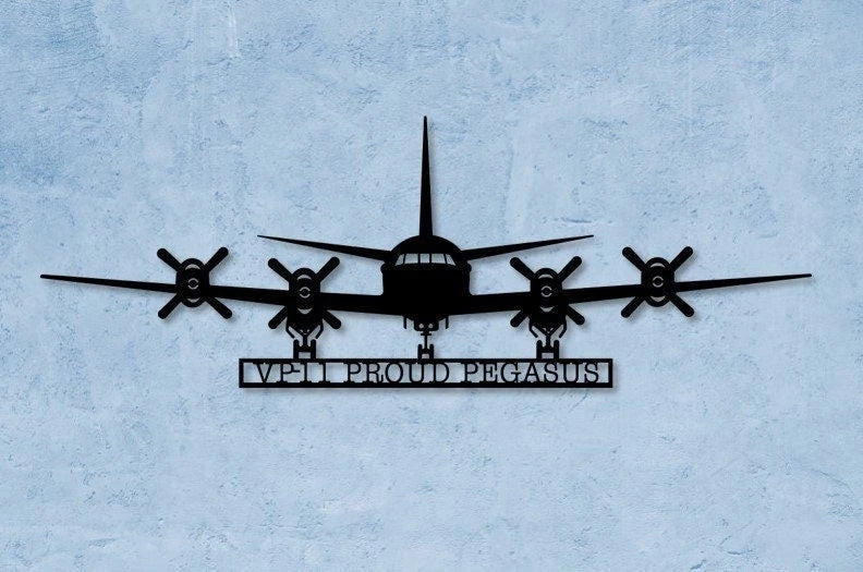 P3 Vp11 Proud Pegasus P3 Orion Naval Aircraft Metal Sign Cut Metal Sign Wall Decor