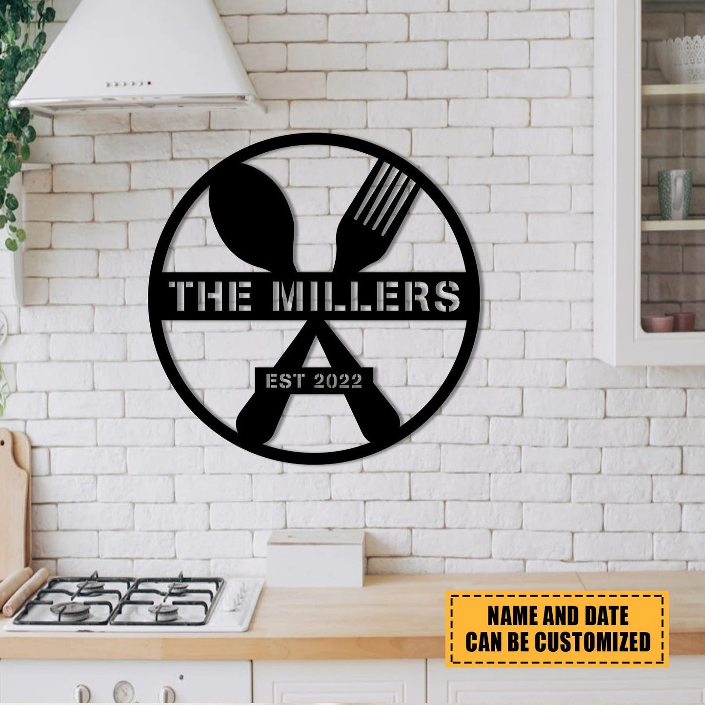 Cooking Chef Metal Sign, Custom Restaurant, Housewarming Wall Decor, Wedding Art Gift For Him her, Metal Laser Cut Metal Signs Custom Gift Ideas