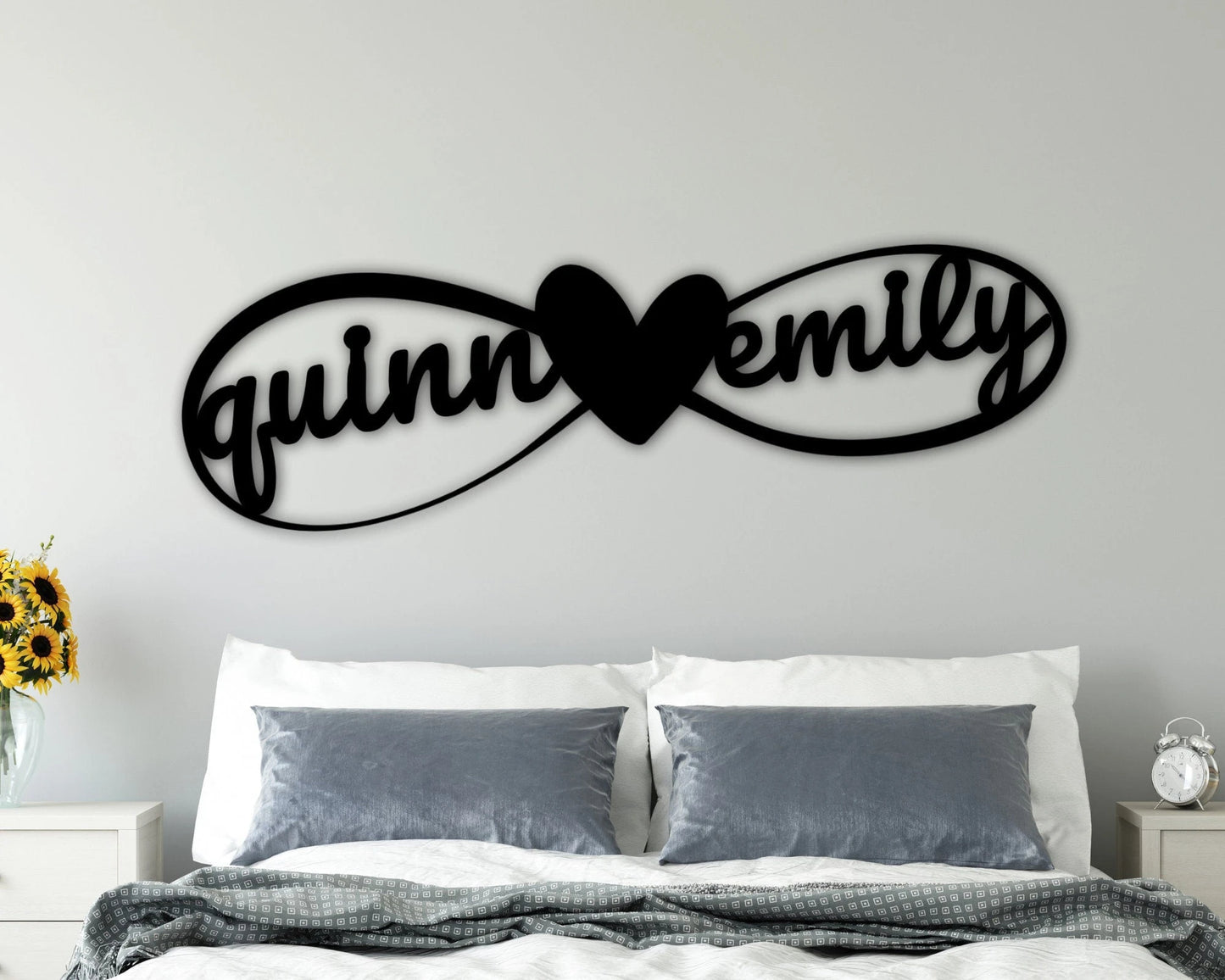 Metal Infinity Sign, Personalized Infinity Sign With Names, Name Infinity Sign, Couple Infinity Sign, Metal Sign Laser Cut Metal Signs Custom Gift Ideas