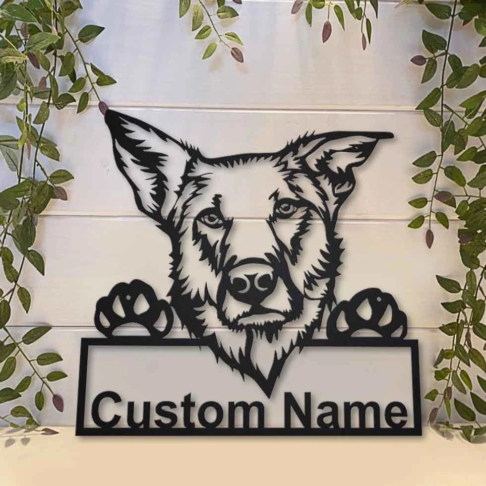 Personalized Chinook Dog Metal Sign Art, Custom Chinook Dog Metal Sign, Dog Gift, Birthday Gift, Animal Funny, Laser Cut Metal Signs Custom Gift Ideas