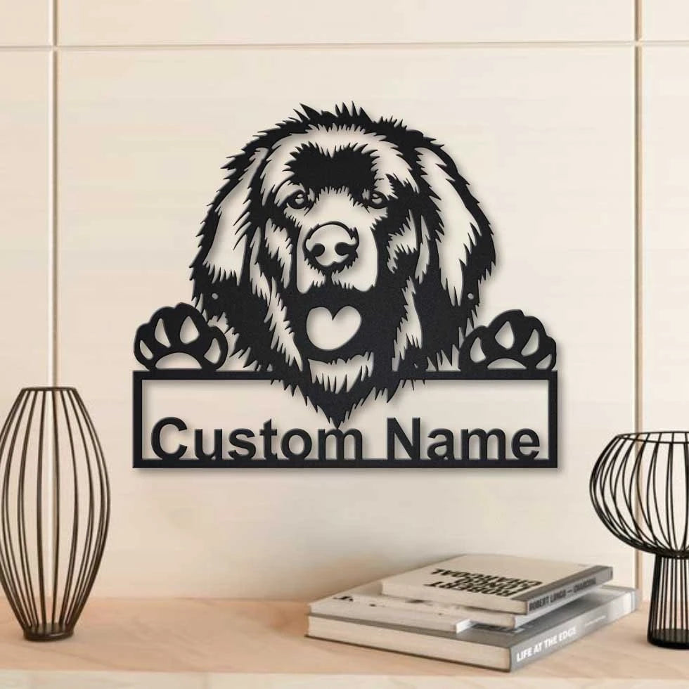 Personalized Leonberger Dog Metal Sign Art, Custom Leonberger Dog Metal Sign, Birthday Gift, Animal Funny, Father's Day Gift, Laser Cut Metal Signs Custom Gift Ideas