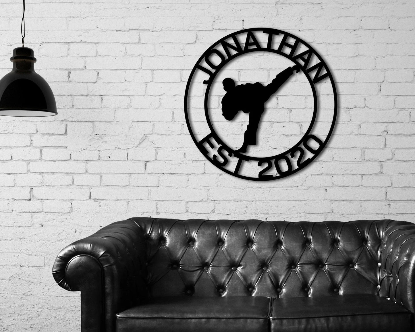 Custom Mma Metal Sign, Personalized Karate Sign, Martial Arts Dojo Decor, Gift For Mma Fighter, Karate Metal Wall Art, Judo, Jiujitsu Laser Cut Metal Signs Custom Gift Ideas