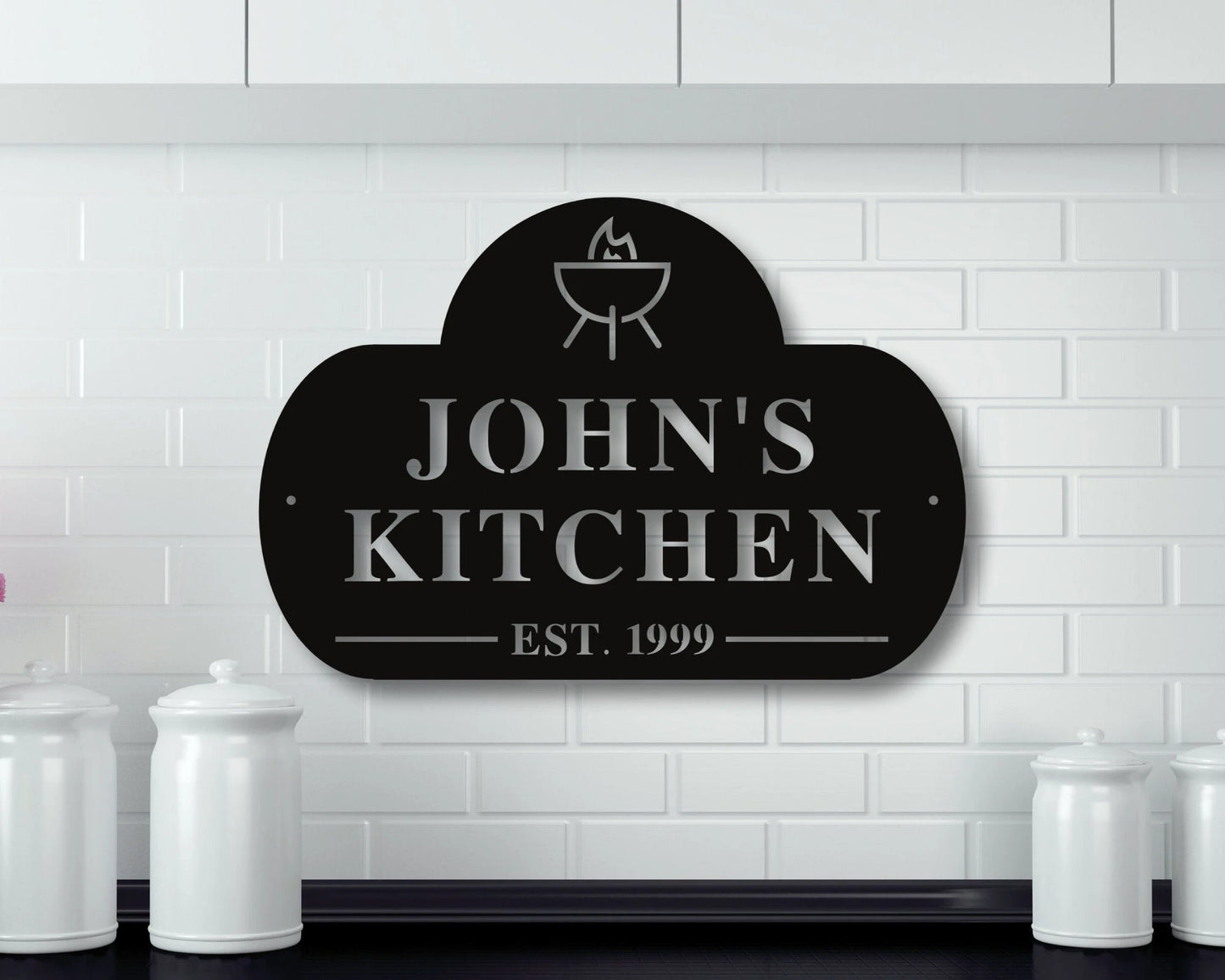 Christmas Gift, Personalized Fathers Day Gift Personalized Gift For Him Husband Gift Custom Bbq Sign Metal Decor Sign Personalized, Laser Cut Metal Signs Custom Gift Ideas
