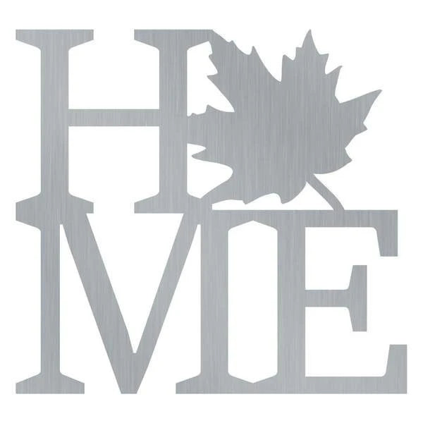 Home Stack Leaf Customized Metal Signs, Custom Metal Sign, Custom Signs, Metal Sign, Metal Laser Cut Metal Signs Custom Gift Ideas