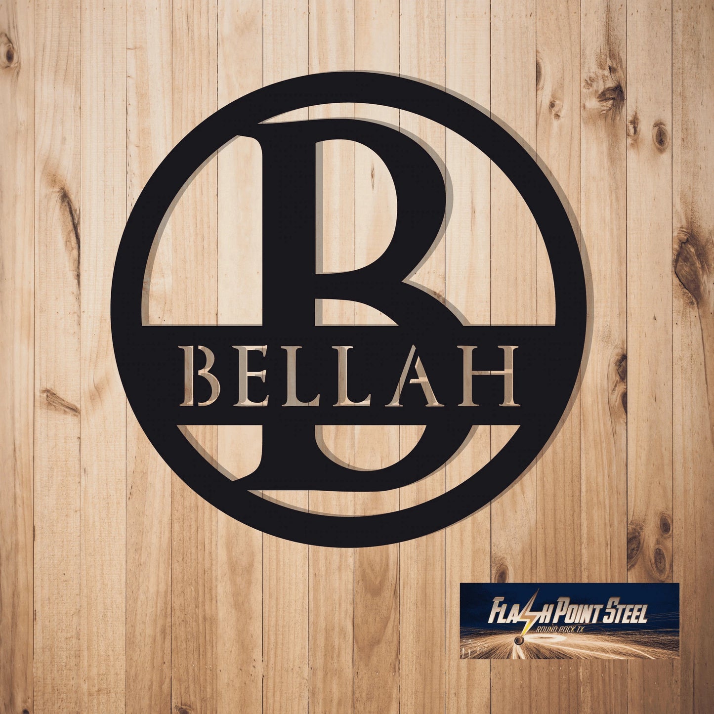 Monogram Sign, Family Monogram, Personalized Sign, Name, Wall Art, Entryway Sign, Hanging, Plasma Cut Steel Sign ,steel Art Laser Cut Metal Signs Custom Gift Ideas