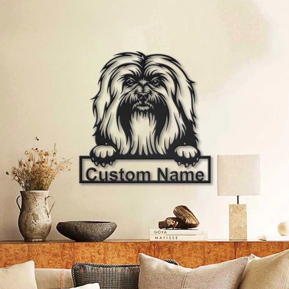 Personalized Havanese Dog Metal Sign Art, Custom Havanese Dog Metal Sign, Father's Day Gift, Pets Gift, Birthday Gift, Laser Cut Metal Signs Custom Gift Ideas