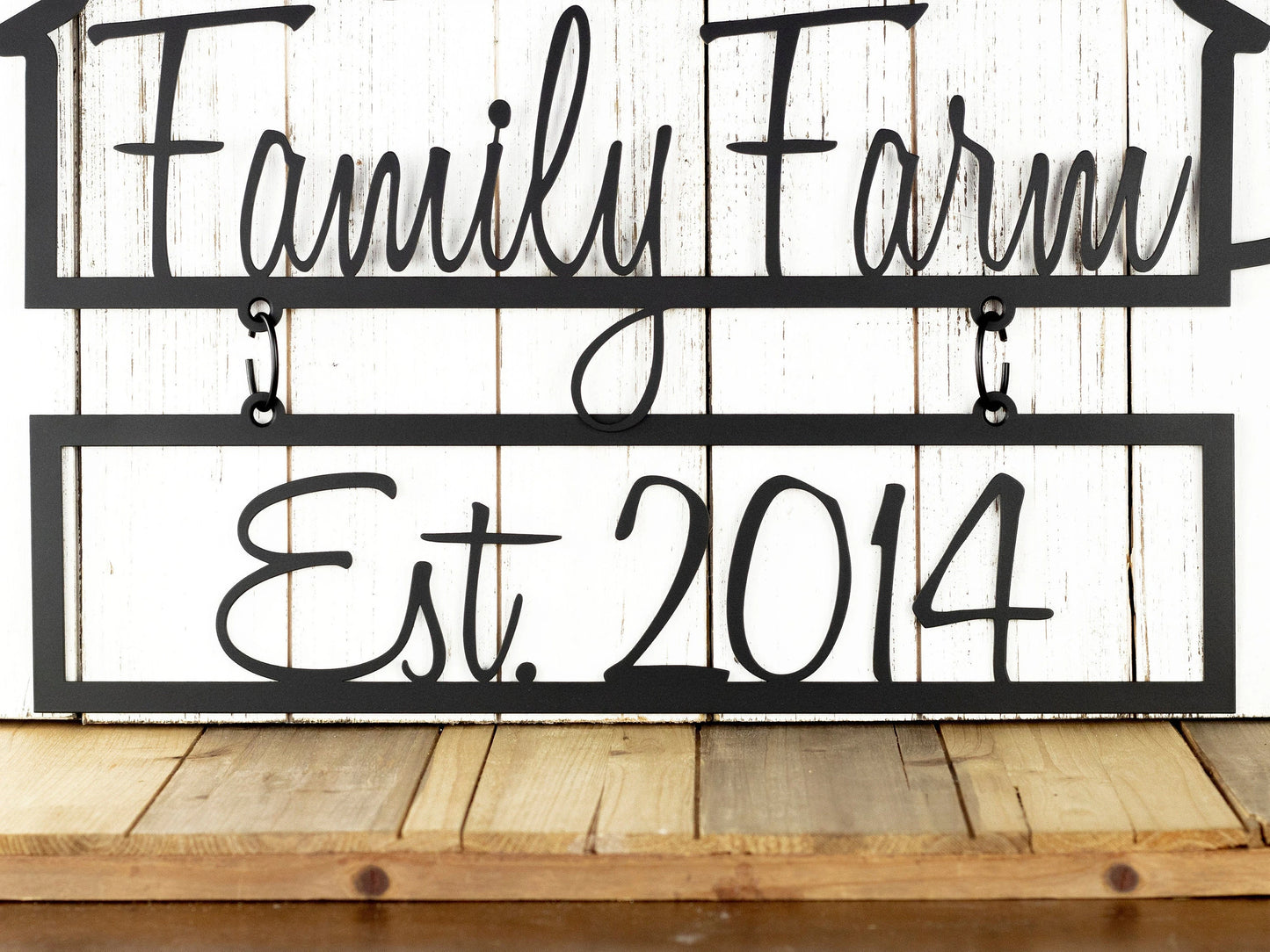 Custom Family Farm House Name Metal Sign, Established Sign, Metal Wall Art, Personalized Sign, Outdoor Sign, Name Sign, Farmhouse Sign, Laser Cut Metal Signs Custom Gift Ideas