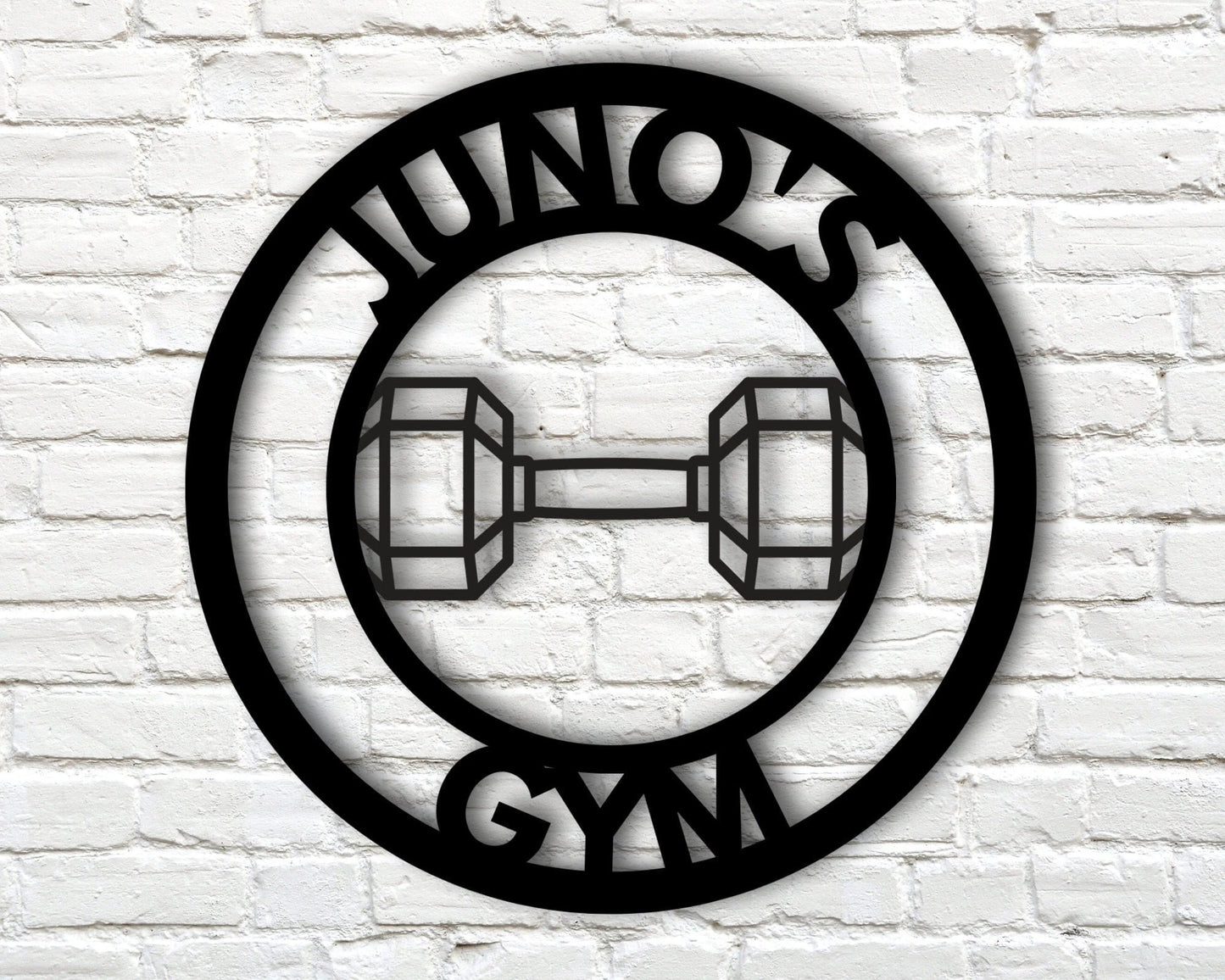 Gym Sign, Personalized Home Gym Sign, Custom Metal Gym Sign, Home Gym Sign, Cross Fit Sign, Metal Wall Decor, Metal Wall Art, Metal Sign Gym, Laser Cut Metal Signs Custom Gift Ideas