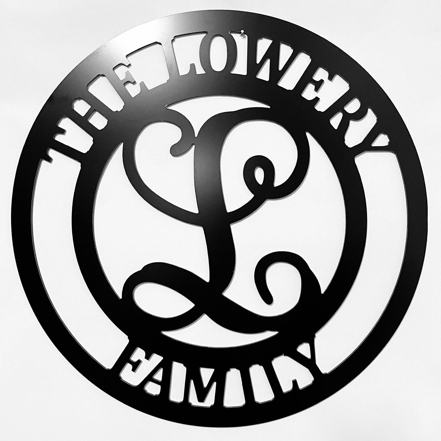 Monogram Door Sign Or Wall Decor Personalized Family Name, Cut Metal Sign, Wall Metal Sign Laser Cut Metal Signs Custom Gift Ideas