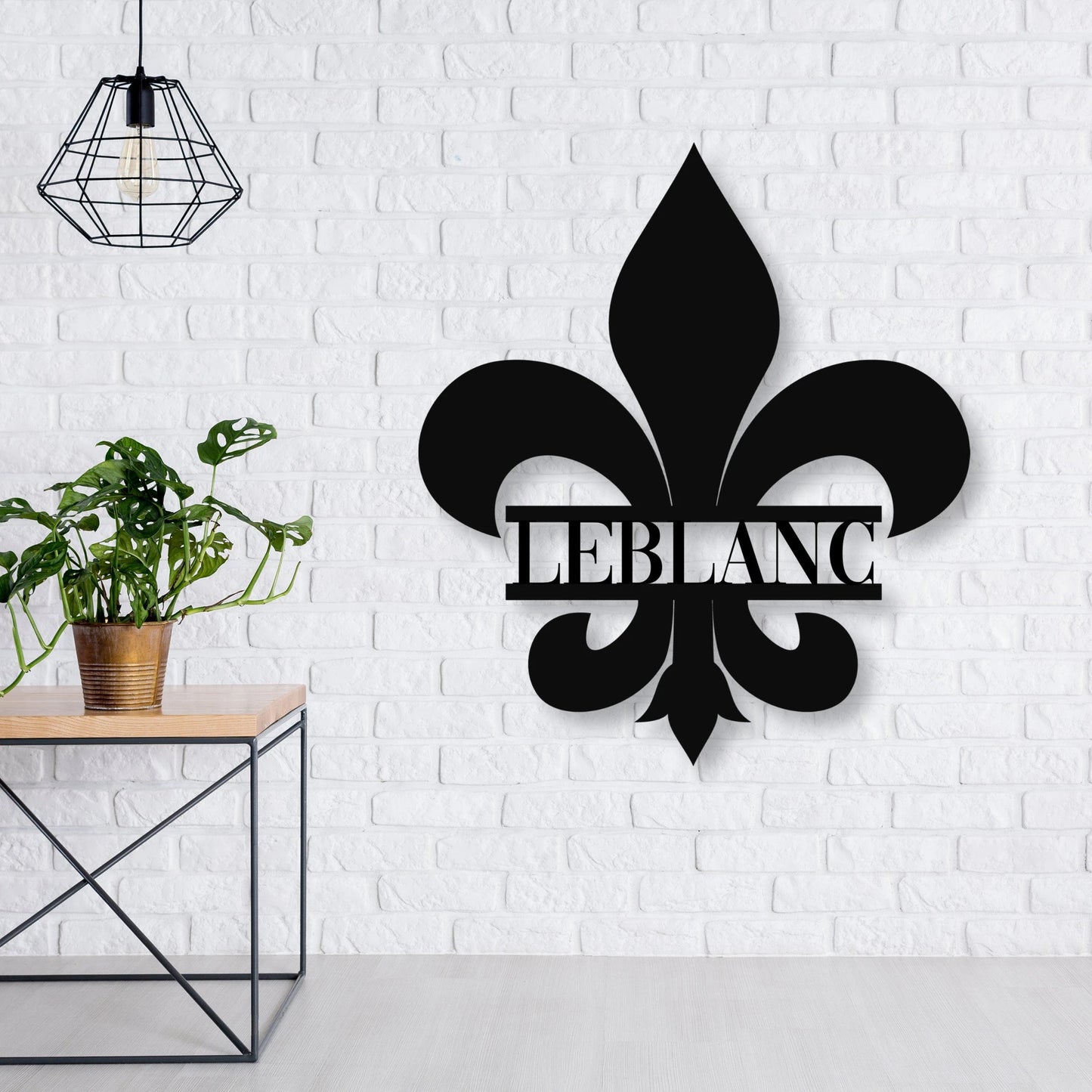 Personalized Fleur De Lis Metal Sign, Christmas Gift, Metal Fleur De Lis, Fleur De Lis Sign, Last Name Sign, Fleur Dis Lis Gift, Laser Cut Metal Signs Custom Gift Ideas