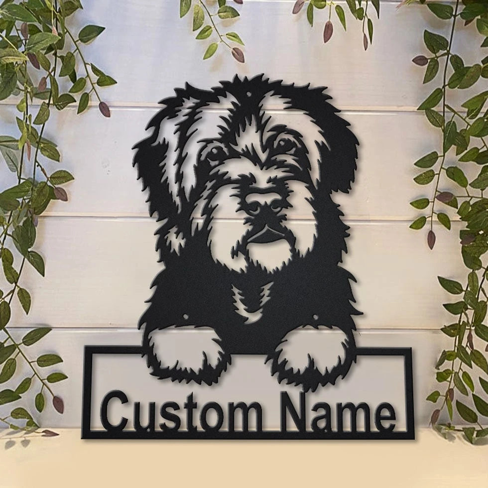 Personalized Portuguese Water Dog Metal Sign Art, Custom Portuguese Water Dog Metal Sign, Dog Gift, Animal Funny, Birthday Gift Laser Cut Metal Signs Custom Gift Ideas