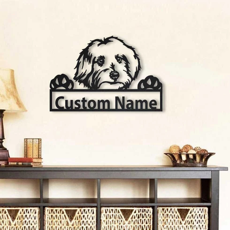 Personalized Maltese Dog Metal Sign Art, Custom Maltese Dog Metal Sign, Birthday Gift, Animal Funny, Father's Day Gift, Laser Cut Metal Signs Custom Gift Ideas