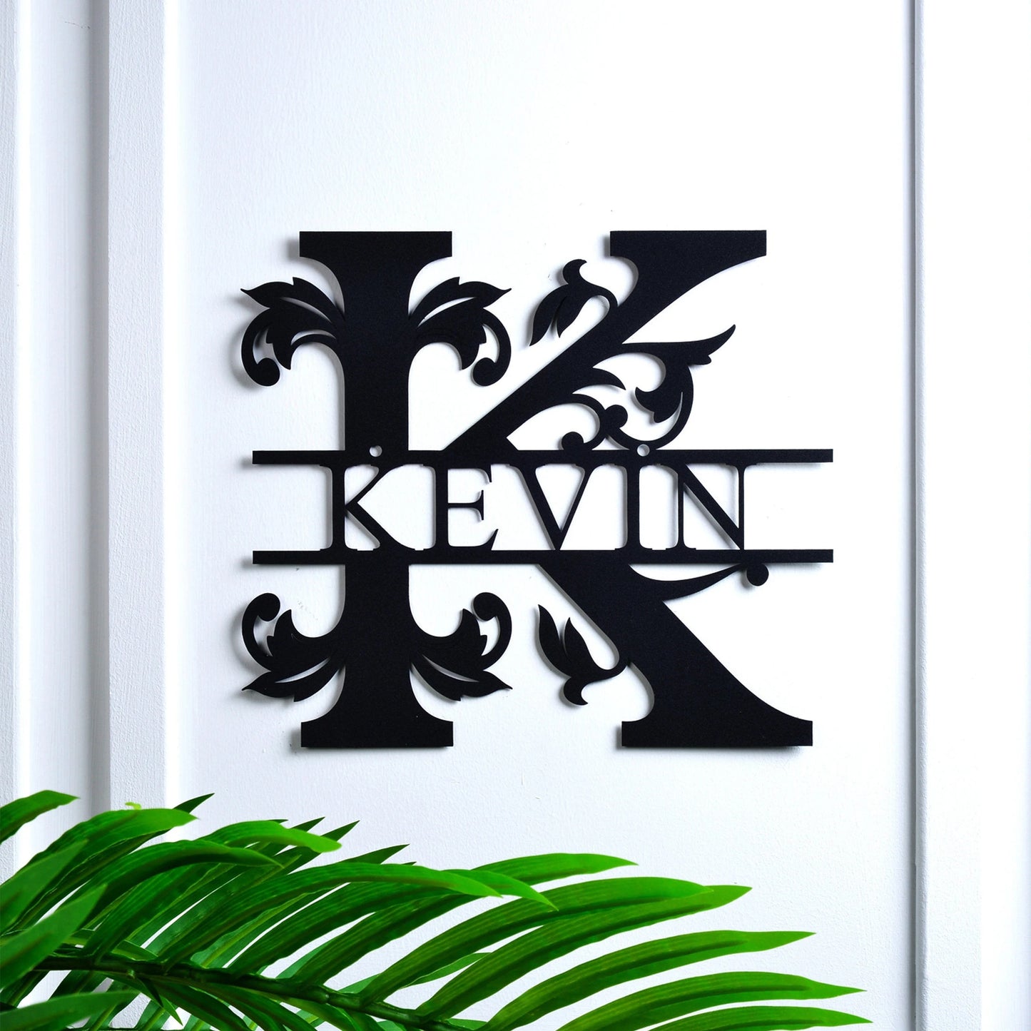 Custom Monogram,last Name Monogram,split Monogram,metal Monogram Sign,custom Monogram Sign,metal Split Monogram,custom Metal Sign Laser Cut Metal Signs Custom Gift Ideas