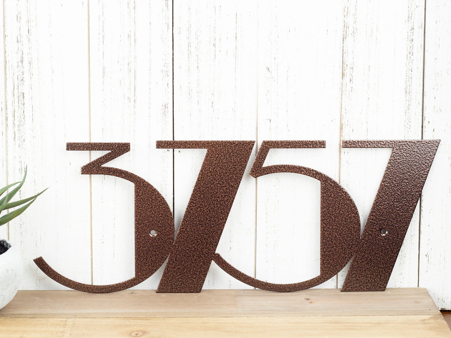 Custom Modern Outdoor Metal House Numbers Copper, Art Deco, Modern House Numbers, Outdoor House Number Plaque Laser Cut Metal Signs Custom Gift Ideas