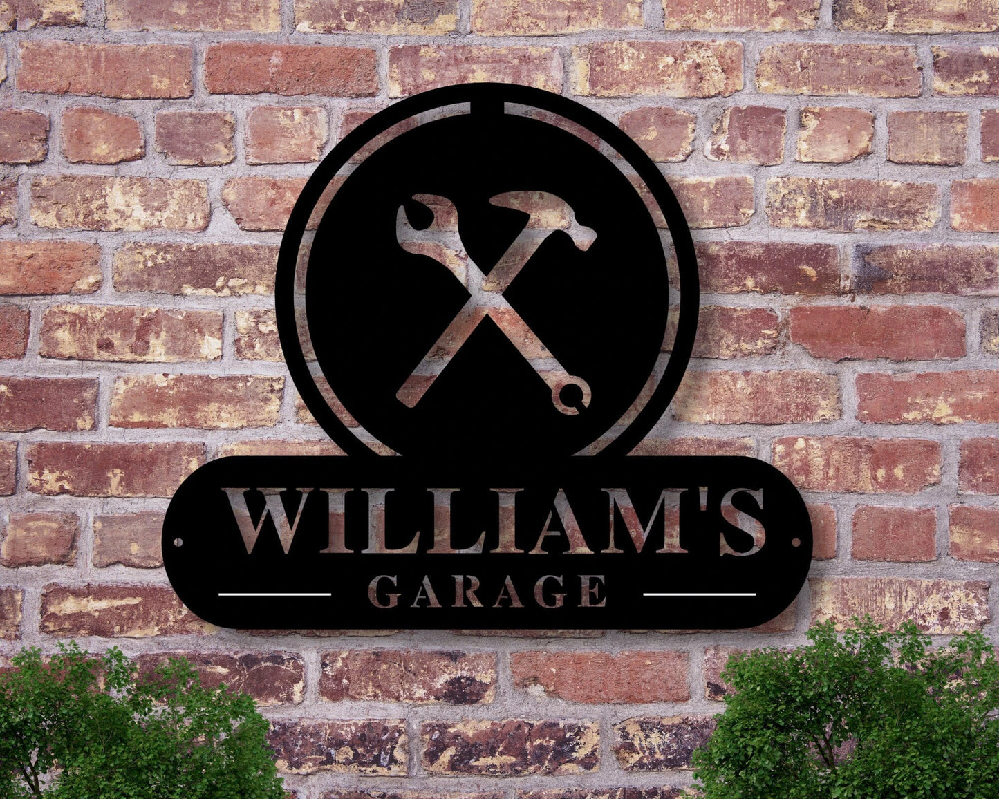 Christmas Gift, Personalized Garage Sign Personalized Fathers Day Gift Fathers Day Gift Personalized Metal Sign Custom Name Sign, Laser Cut Metal Signs Custom Gift Ideas