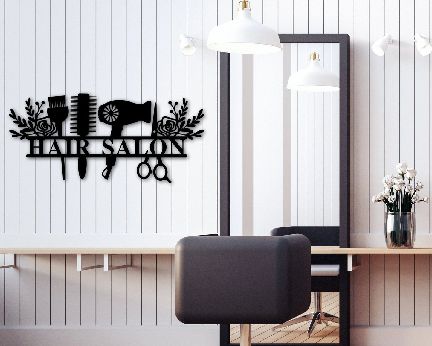 Salon Sign, Custom Beauty Salon Sign, Personalized Hair Salon Sign, Custom Business Signage, Metal Sign For Salon, Decor, Entry Salon Sign Laser Cut Metal Signs Custom Gift Ideas