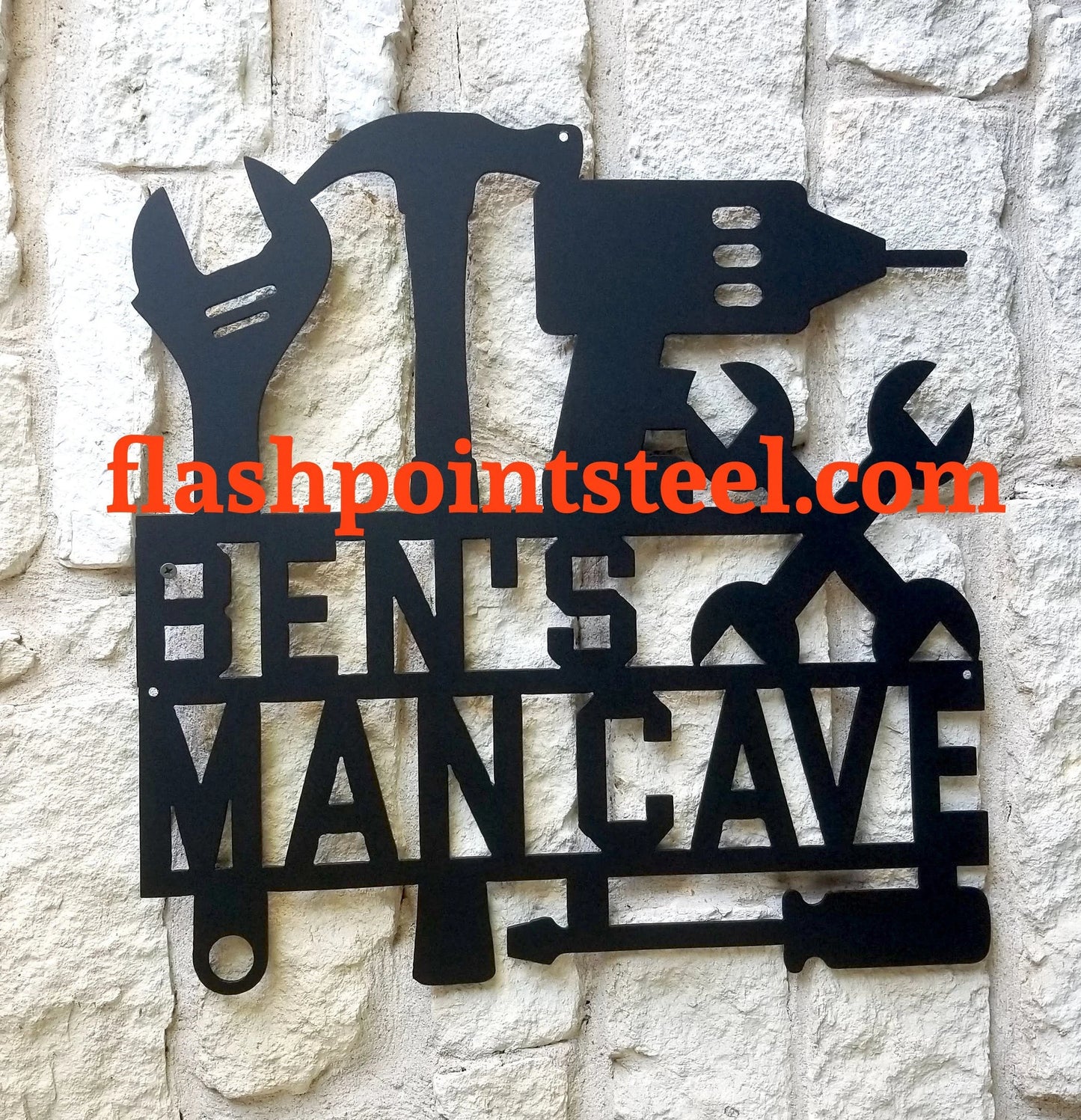 Personalized Mancave Sign, Metal Sign, Garage Sign, Rustic Sign, Shop Sign, My Tools , Metal Art, Wall Decor, Mechanical Sign, Workshop Sign Laser Cut Metal Signs Custom Gift Ideas