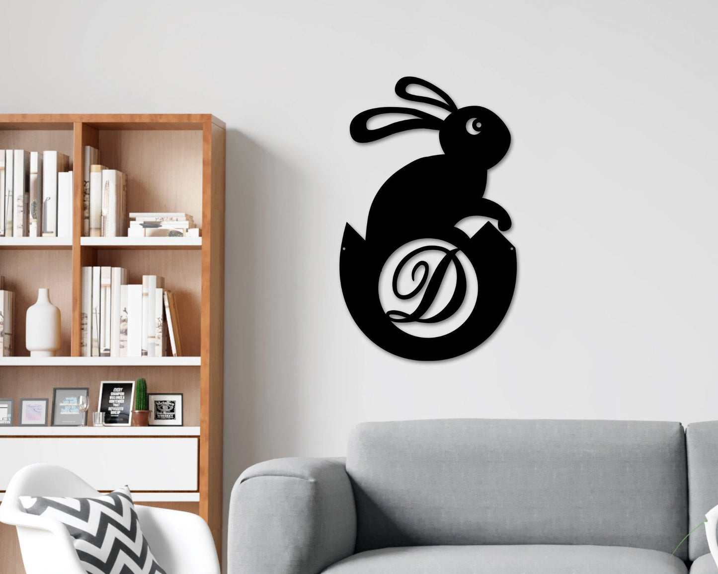 Easter Decor, Easter Door Hanger, Easter Sign, Easter Egg, Easter Bunny, Metal Sign, Bunny Door Hanger, Personalized Easter Egg, Bunny Laser Cut Metal Signs Custom Gift Ideas-2