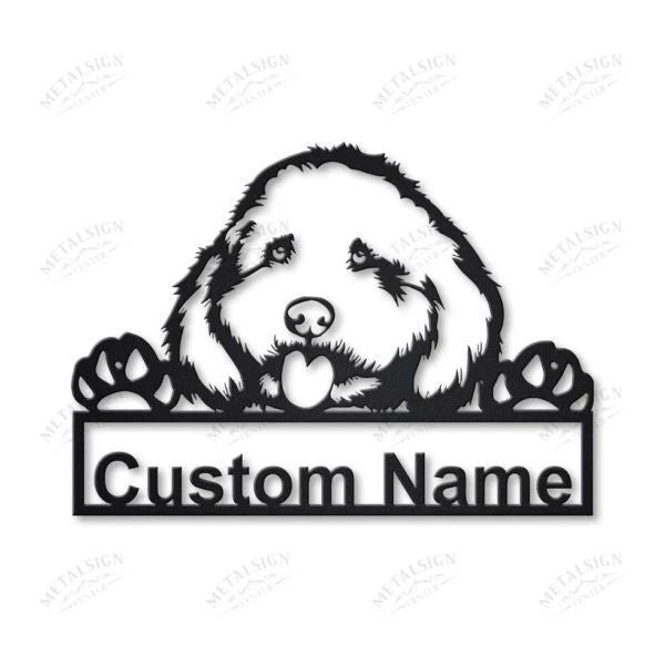 Cockapoo Dog Personalized Metal Wall Decor, Cut Metal Sign, Metal Wall Art, Metal House Sign, Metal Laser Cut Metal Signs Custom Gift Ideas
