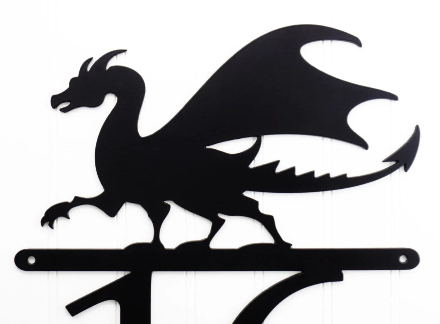 Dragon Outdoor Metal House Number Sign Black, Custom Sign, Address Plaque, Outdoor Sign, Metal House Number Laser Cut Metal Signs Custom Gift Ideas