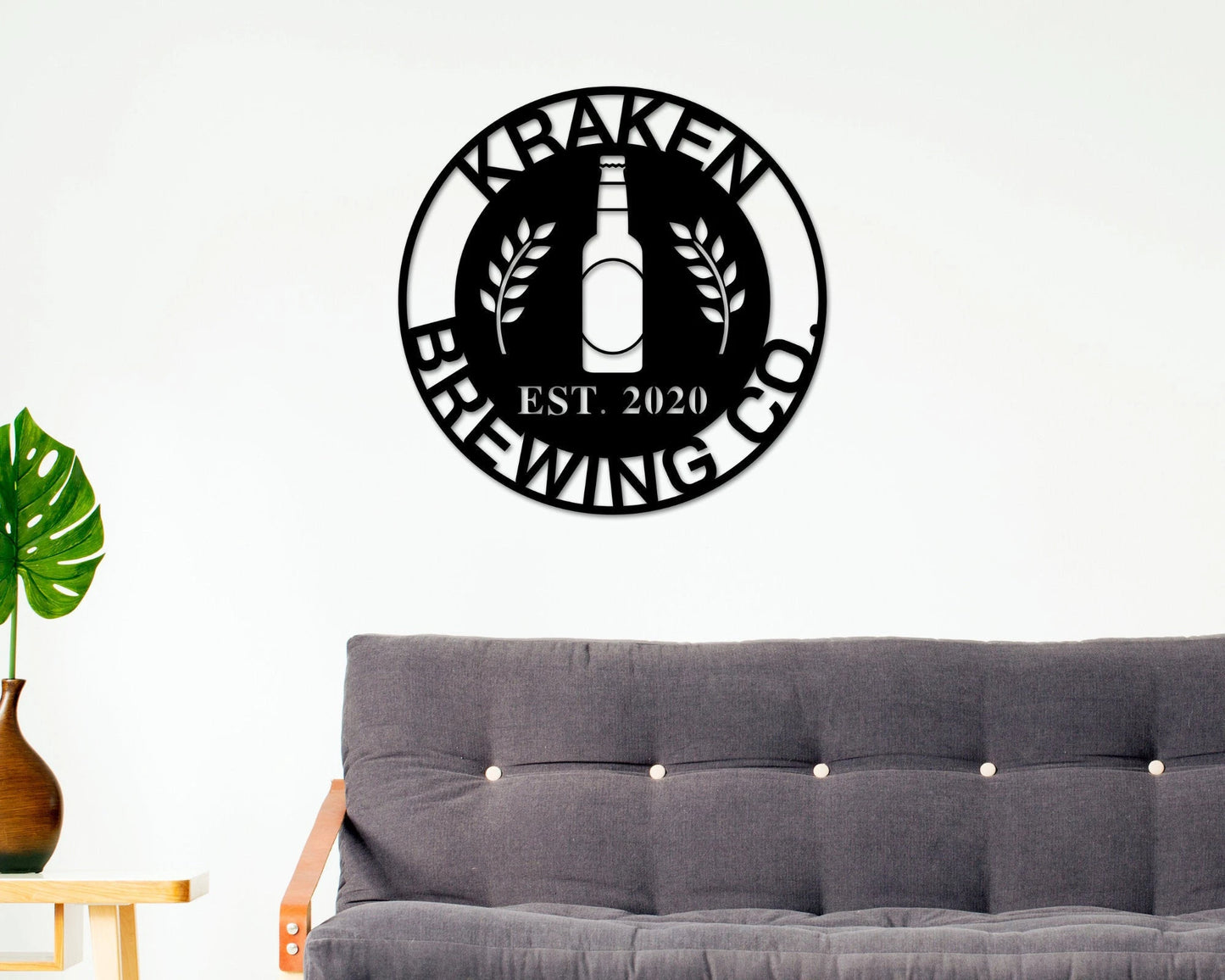 Christmas Gift, Personalized Brewery Metal Sign, Gift For Him, Boyfriend Gift, Husband Gift, Metal Wall Art, Housewarming, Metal Wall Yorch Laser Cut Metal Signs Custom Gift Ideas