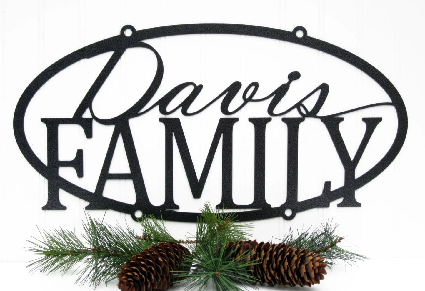 Custom Metal Outdoor Name Sign Silver, Personalized Wedding Gift, Family Name Signs,outdoor Sign, House Sign, Name, Laser Cut Metal Signs Custom Gift Ideas