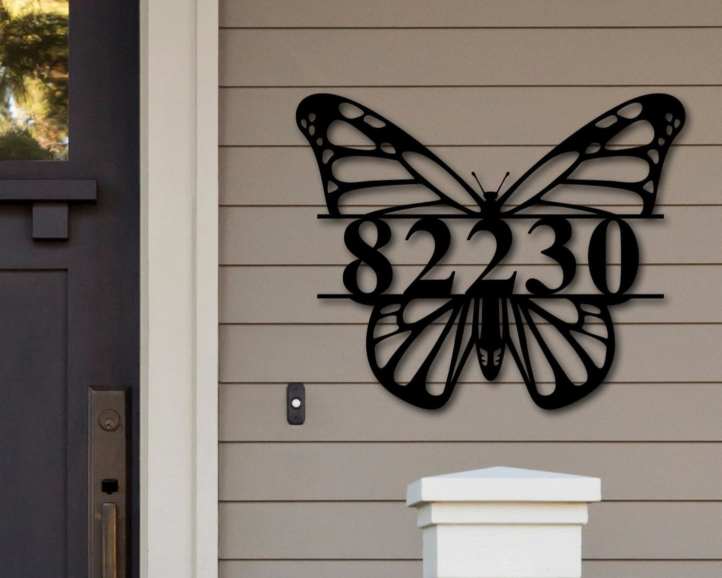 Butterfly Wall Art, Butterfly Wall Decor, Metal Wall Decor, Butterfly Art, Welcome Sign, Butterfly Decor, Last Name Sign, Custom Butterfly Laser Cut Metal Signs Custom Gift Ideas
