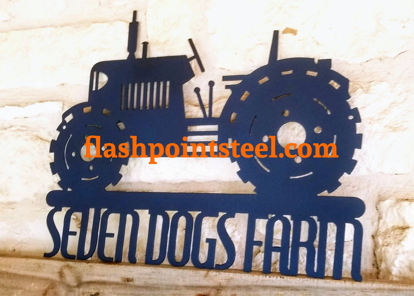 Tractor Shape With Personalized Text Or Name. Plasma Cut Steel Sign ,steel Art Laser Cut Metal Signs Custom Gift Ideas
