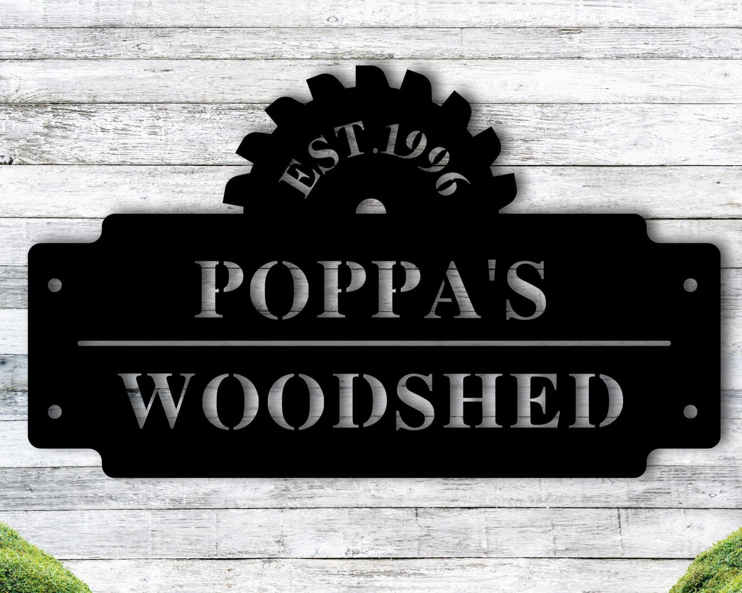 Personalized Garage Sign, Custom Shop Sign, Personalized Gift For Dad, Personalized Metal Shop Sign, Garage Sign Men, Personalized Man Gift, Laser Cut Metal Signs Custom Gift Ideas
