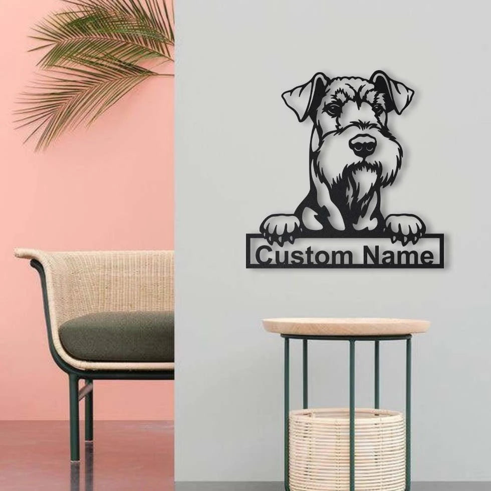 Personalized Airedale Terrier Dog Metal Sign Art, Custom Airedale Terrier Metal Sign, Airedale Terrier Funny, Dog Gift, Animal Custom, Laser Cut Metal Signs Custom Gift Ideas