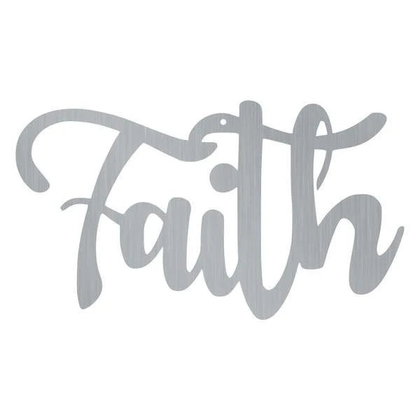 Faith Customized Metal Signs, Custom Metal Sign, Custom Signs, Metal Sign, Metal Laser Cut Metal Signs Custom Gift Ideas