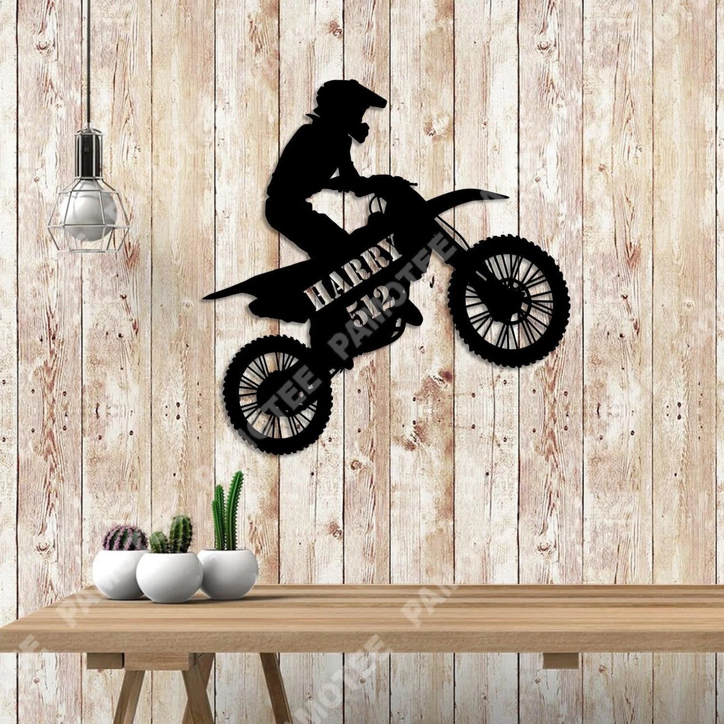 Personalized Name And Number Biking Man Metal Art, Steel Wall Hanging For Bikers, Metal Laser Cut Metal Signs Custom Gift Ideas