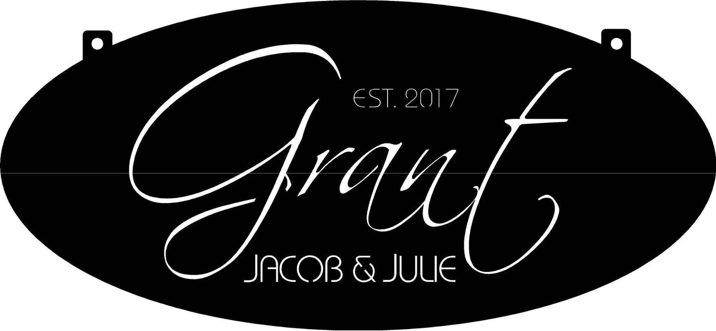 Personalized Metal Sign, Metal Wall Art, Metal House Sign Laser Cut Metal Signs Custom Gift Ideas