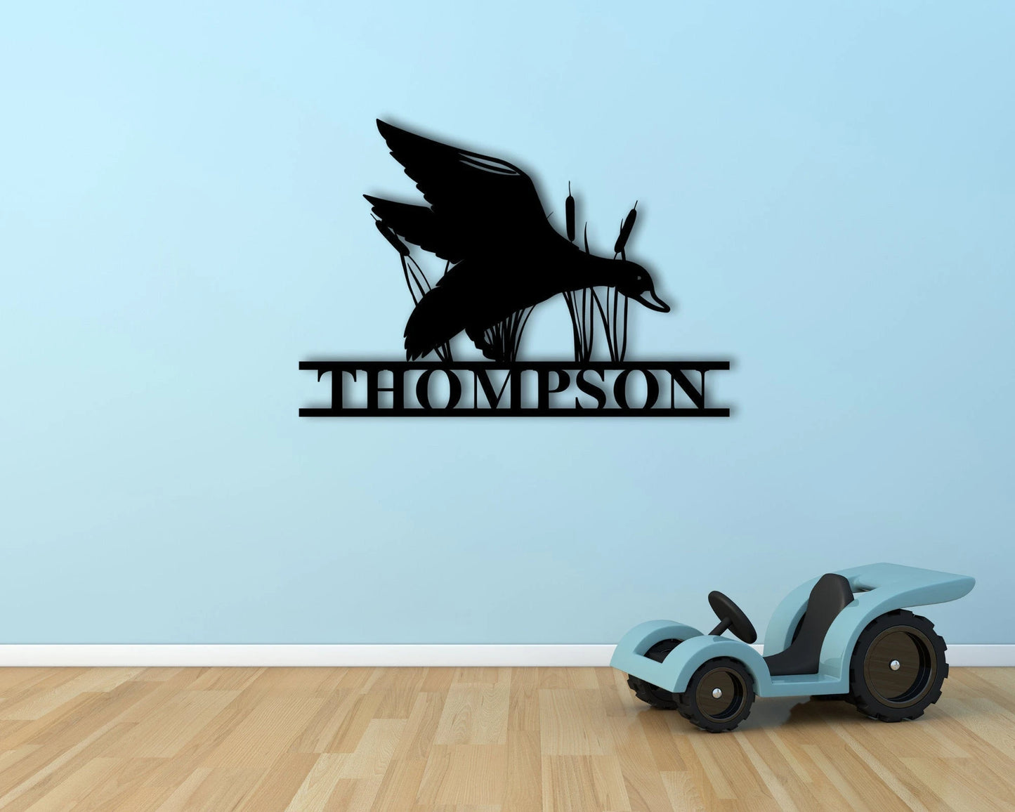 Duck Hunter Last Name Sign Custom Metal Duck Sign Duck Hunting Sign Duck Address Sign Family Name Sign Cabin Sign