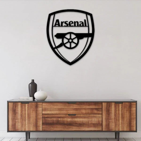 Arsenal Metal Wall Art, Metal Sign Wall Decor, Cut Metal Sign, Metal Wall Art, Metal House Sign Laser Cut Metal Signs Custom Gift Ideas
