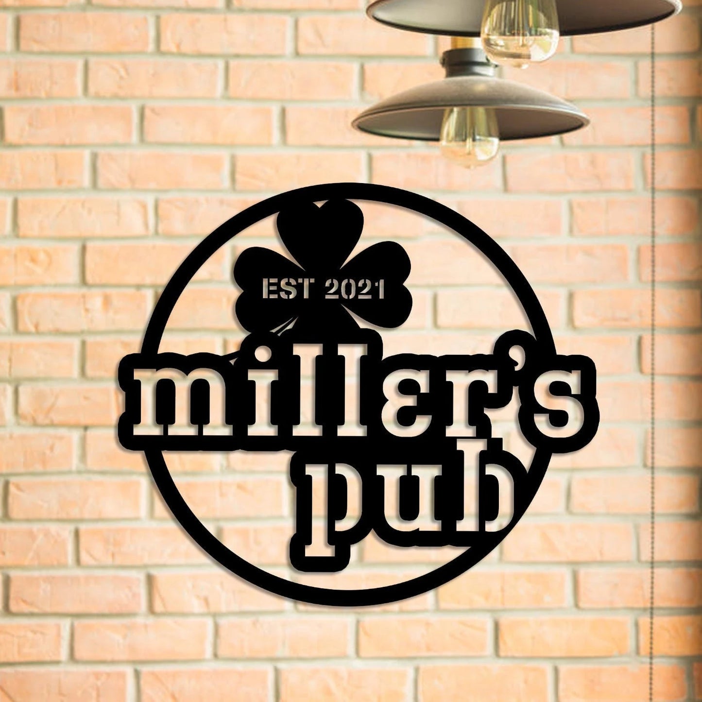 Personalized Irish St. Patrick Day Metal Bar Sign, Custom Pub, Tap, Lounge, Caf Wall Decor, Metal Laser Cut Metal Signs Custom Gift Ideas