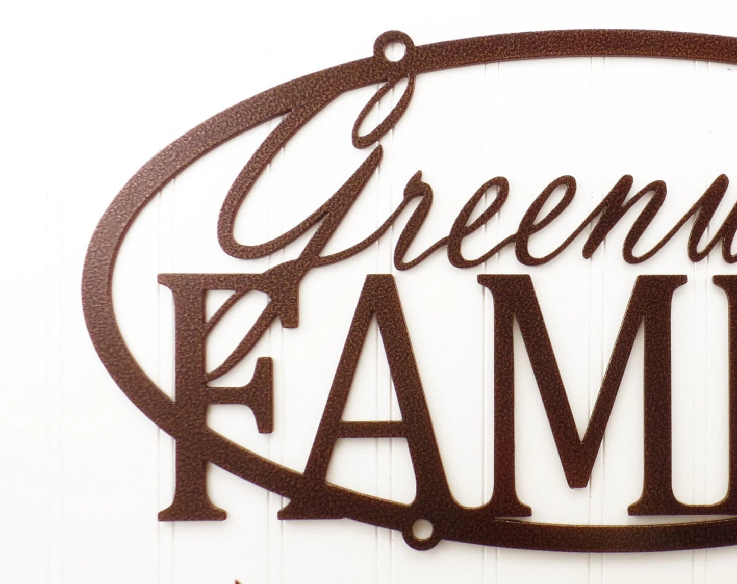Custom Family Last Name Metal Sign Copper, Outdoor Sign, Personalized Gift, Wedding Gift, Plaques, Sign, Laser Cut Metal Signs Custom Gift Ideas