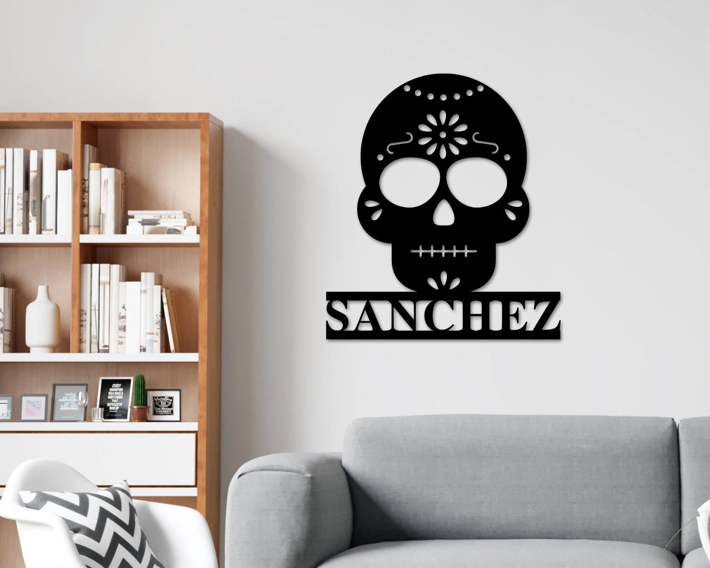 Day Of The Dead Decor, D u00eda De Muertos Sign, Metal D u00eda De Muertos Decor, Personalized Sign, Metal Wall Art, Skull Sign, Candy Skull Sign Laser Cut Metal Signs Custom Gift Ideas