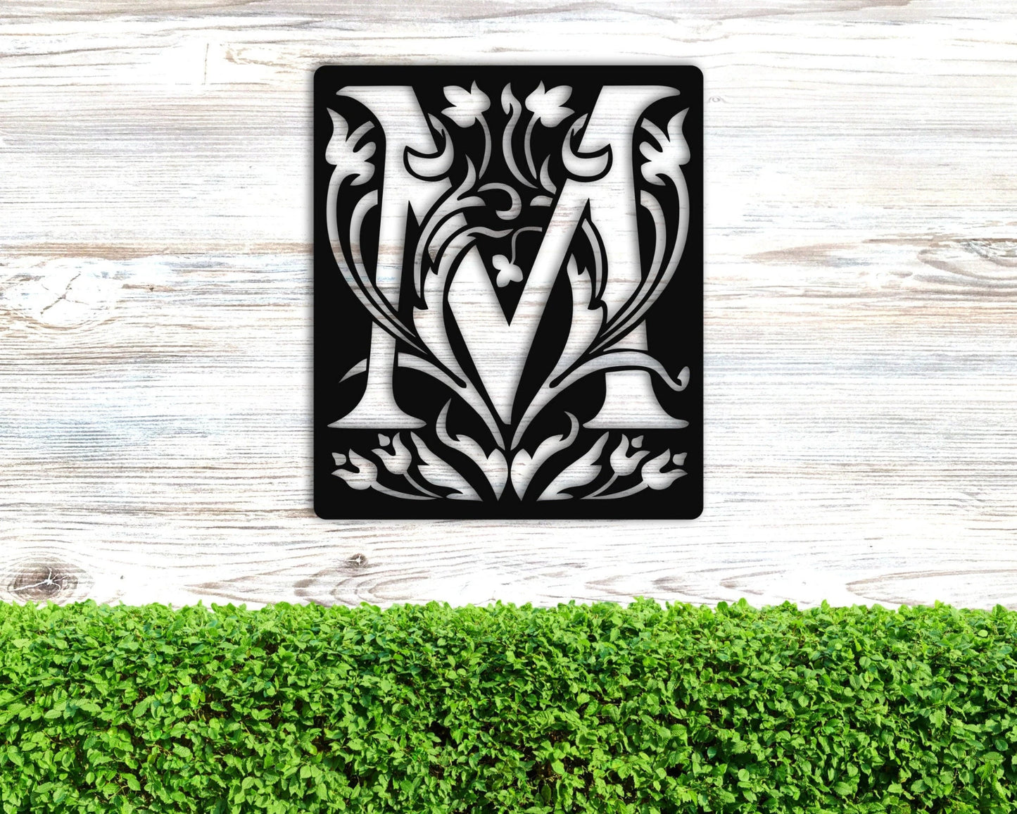 Metal Monogram Door Hanger, Metal Name Sign For Home, Personalized Metal Sign, Custom Family Name Sign, Last Name Sign, Metal Monogram Sign, Metal Laser Cut Metal Signs Custom Gift Ideas