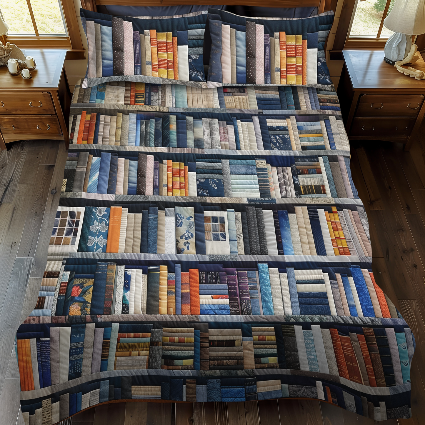 Tome Terrace 3-Piece Quilted Bedding Set - Single (59" x 70")