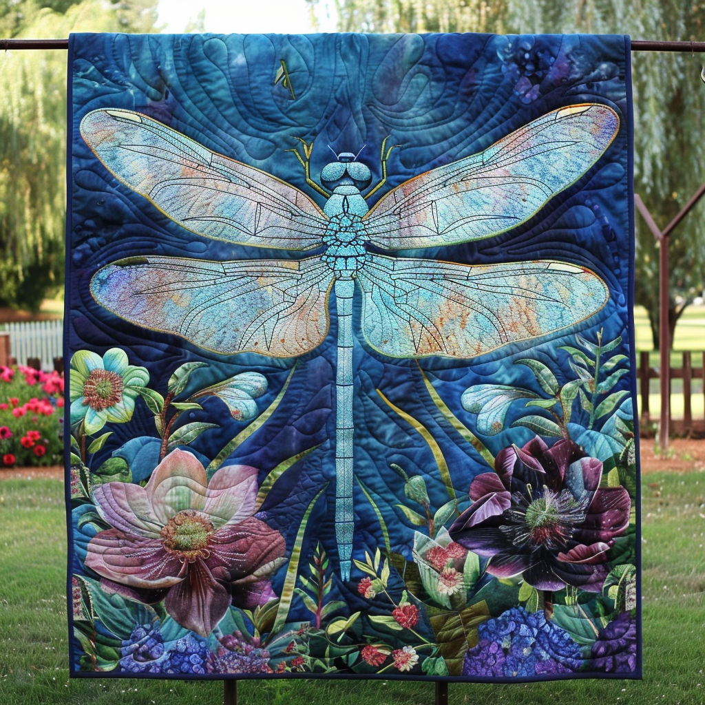 Mystic Glider Quilted Blanket - Throw (55" x 60")