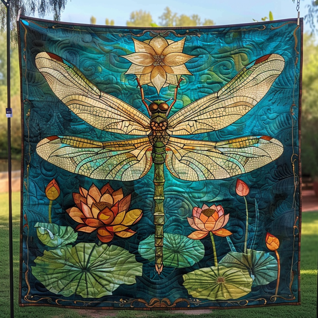 Whispering Wings Throw Quilted Blanket - Throw (55" x 60")