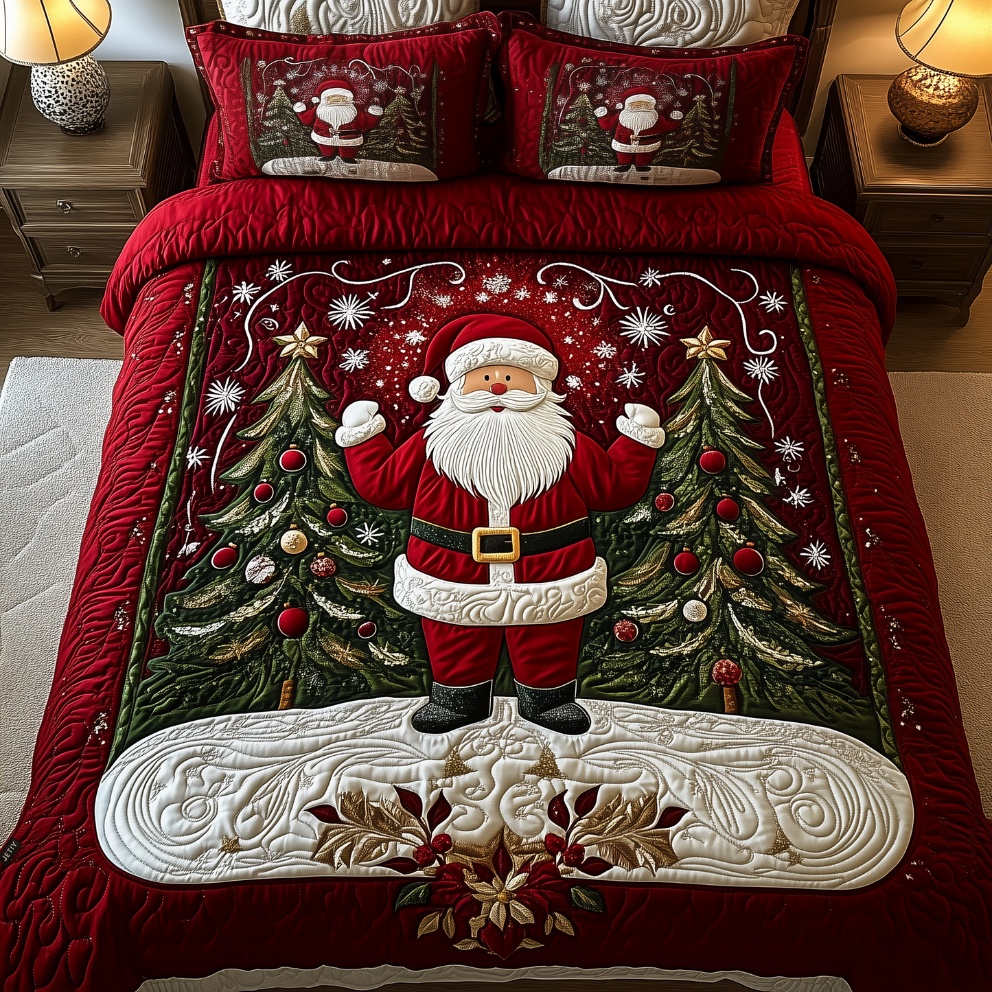 Alpine Glow 3-Piece Quilted Bedding Set - Single (59" x 70")