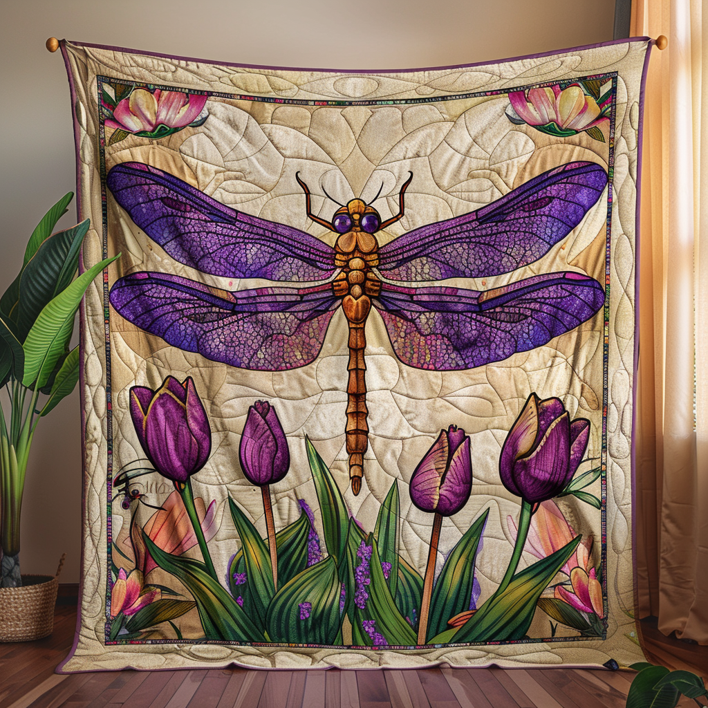 Lakeside Whispers Quilted Blanket - Throw (55" x 60")
