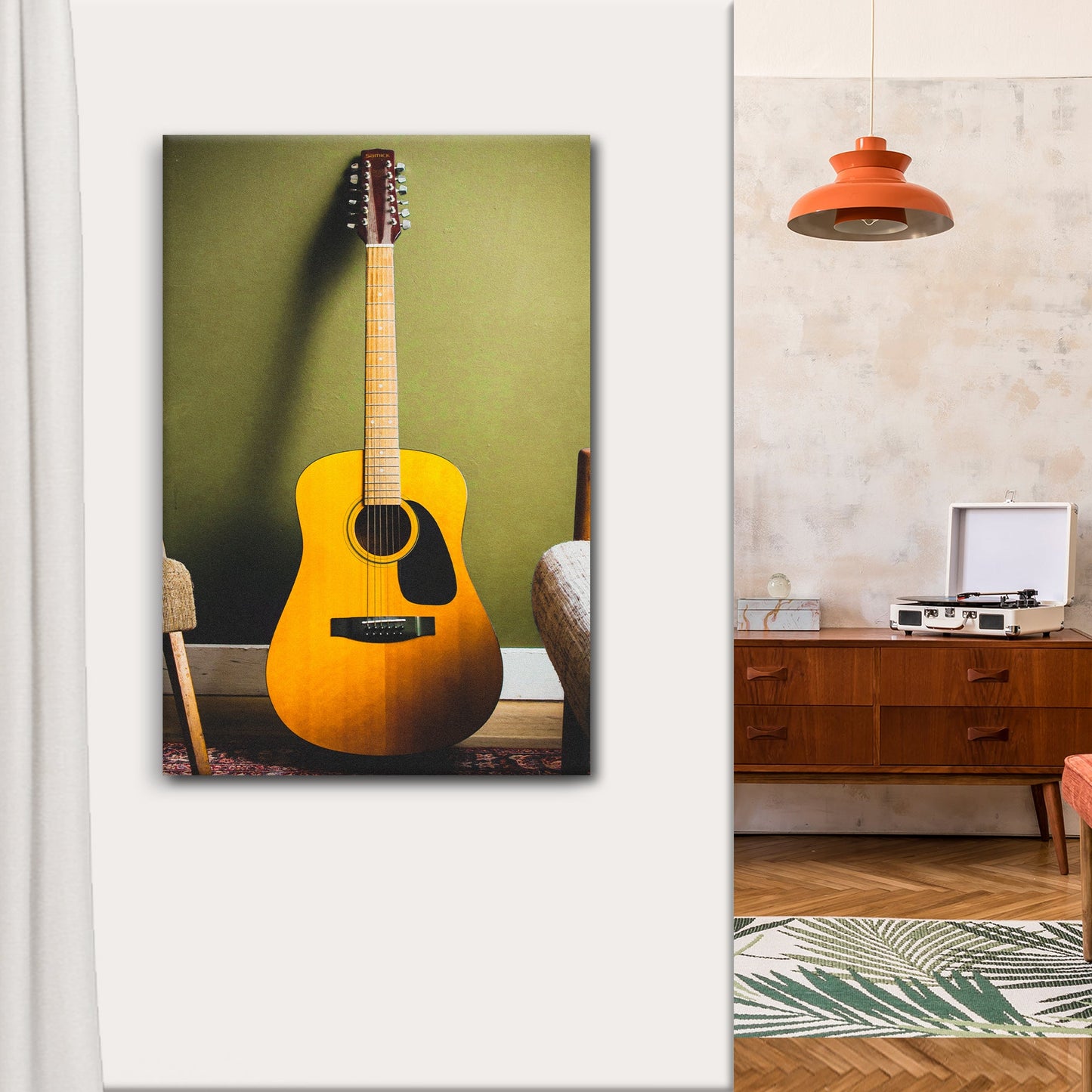 Guitar Modern Canvas Wall Art