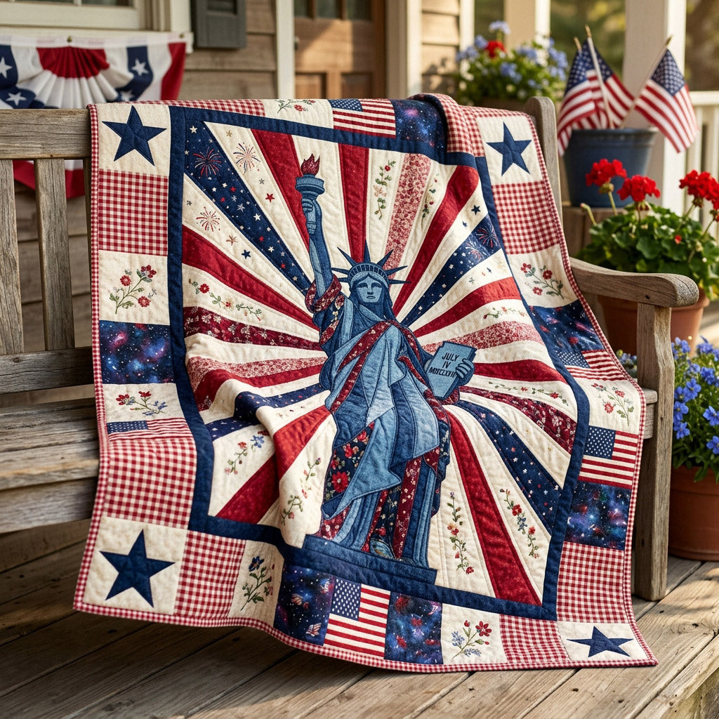 Alluring Liberty Quilted Blanket - Baby (30" x 40") - Pack 1