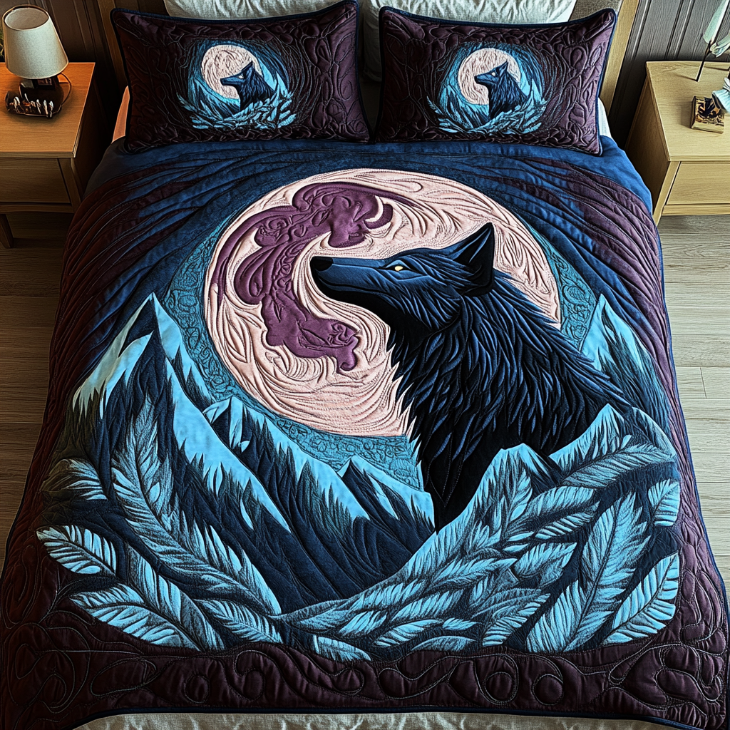 Alpha Pride 3-Piece Quilted Bedding Set - Single (59" x 70")