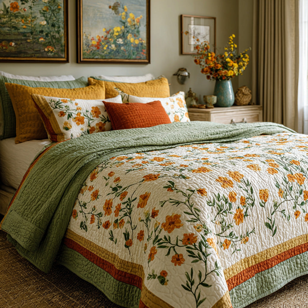 Amber Garden Trail Quilted Blanket - Baby (30" x 40") - Pack 1