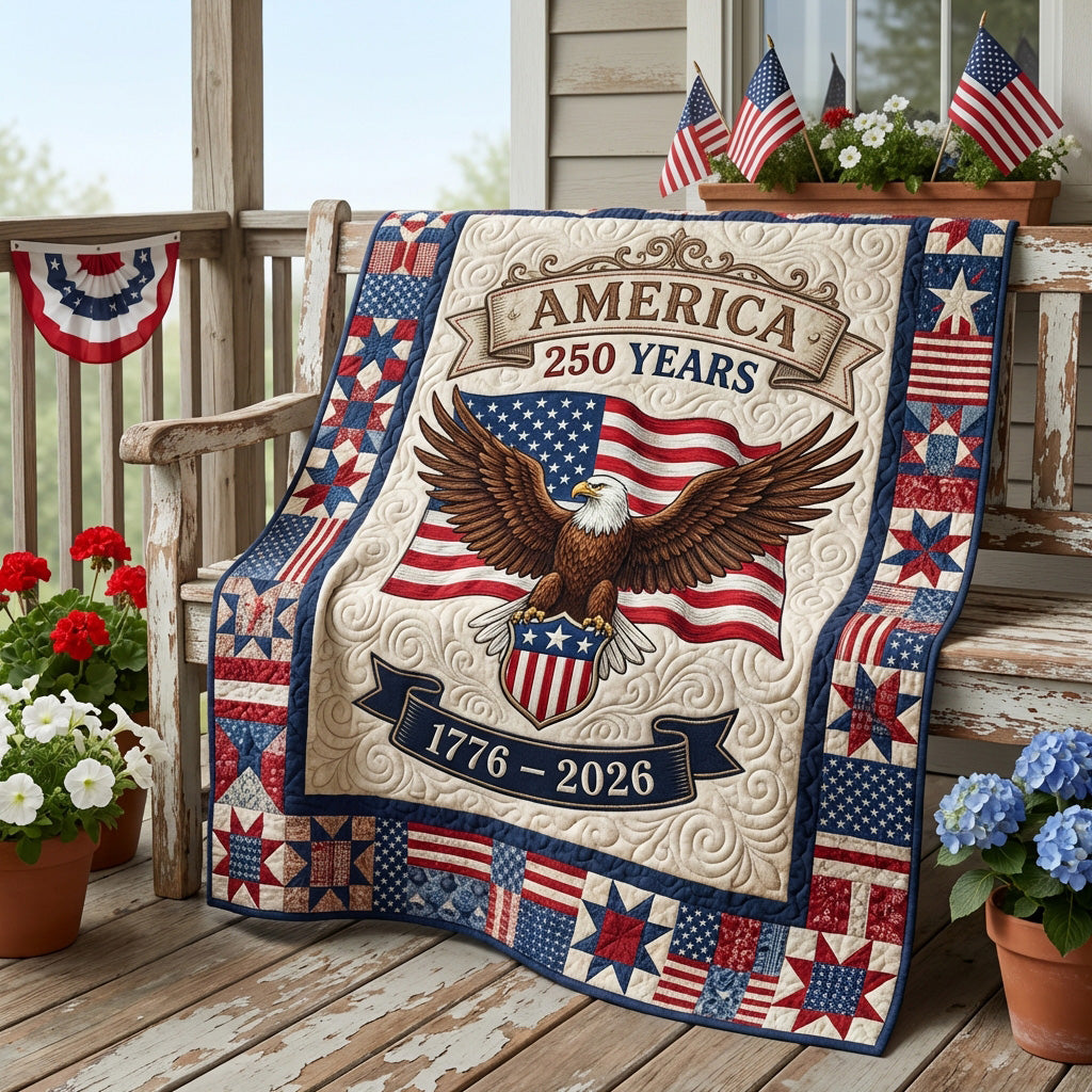 America Honor Quilted Blanket - Baby (30" x 40") - Pack 1